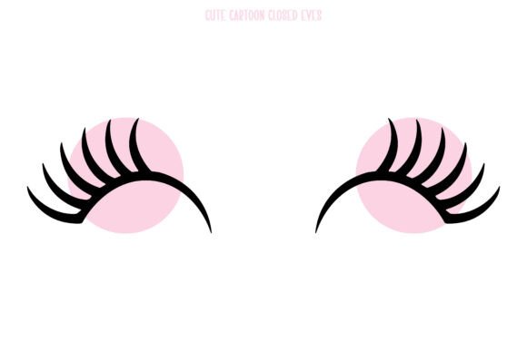Download Neat Curved Eyelashes Vector Design - Neat Collection