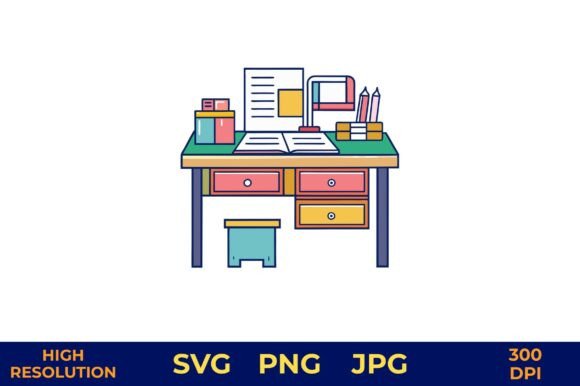Download Neat Desk Setup Laptop and Stationery - Neat Collection